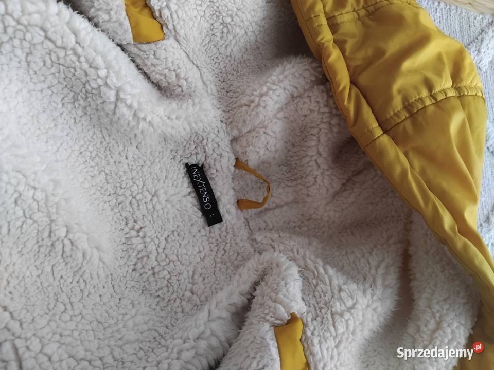 Damska kurtka zimowa żółty/złoty Kielce sprzedam