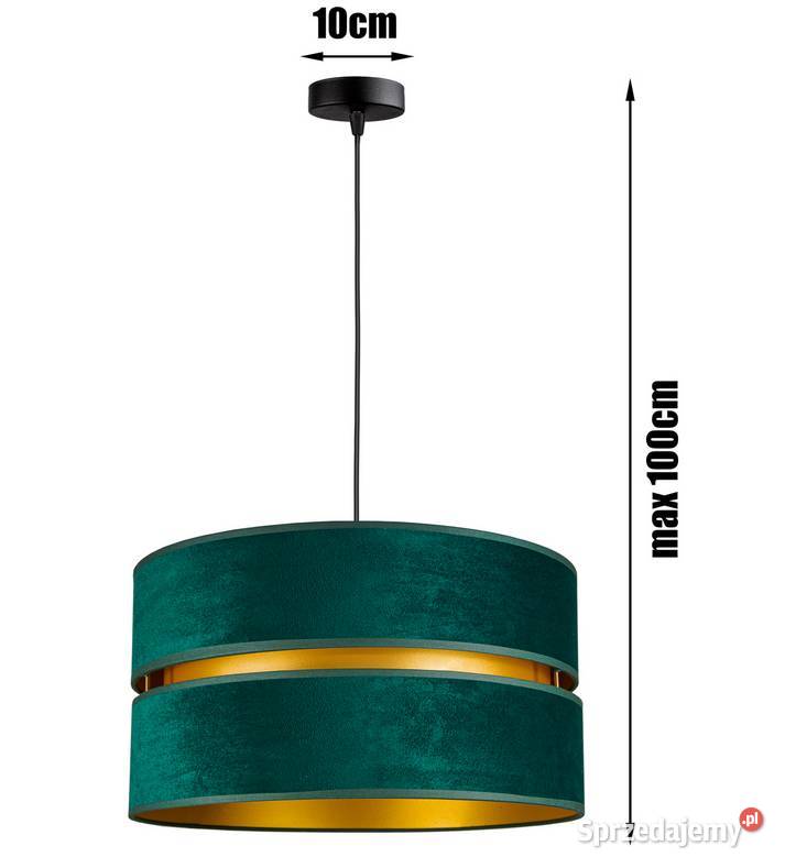 LAMPA WISZĄCA SUFITOWA ŻYRANDOL ABAŻUR Zielona Choroszcz sprzedam