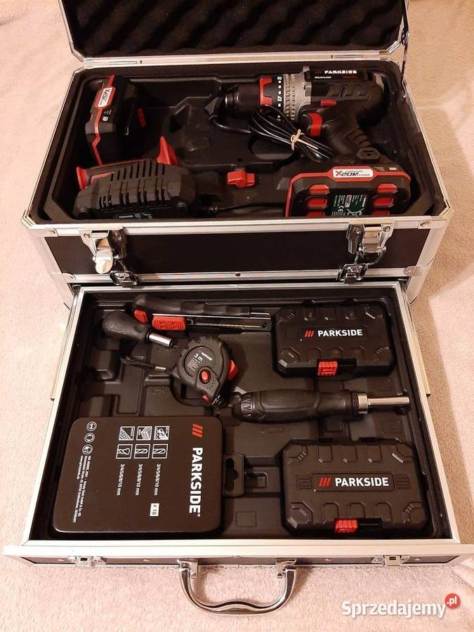 Zestaw wkrętarka udarowa Parkside Performance