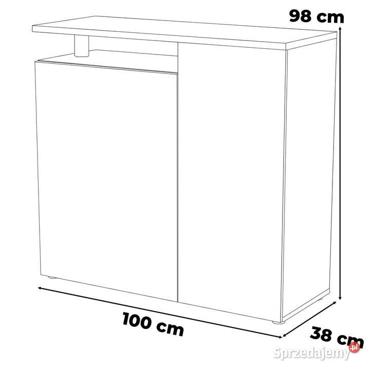 Komoda Nowoczesna Tok Drzwiczki 100 Młodzieżowa 100cm warmińsko-mazurskie Elbląg