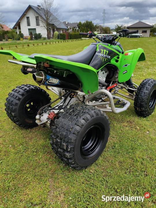 Kawasaki kfx 400 2006 z homologacją Iskrzynia