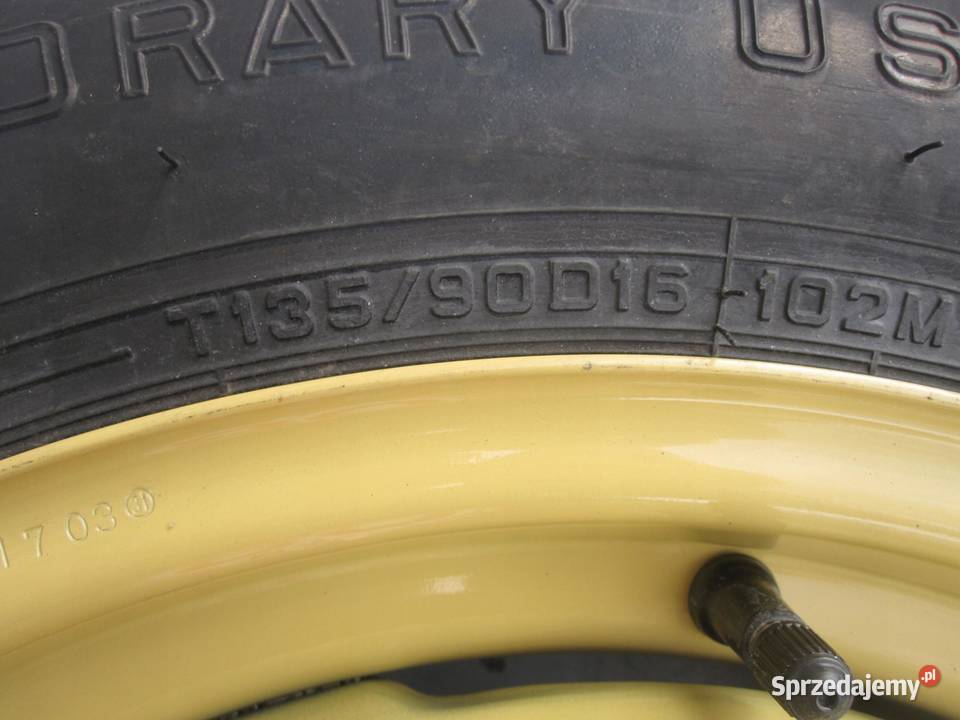 HONDA HRV FIAT SEDICI SUZUKI SX4 koło dojazdowe