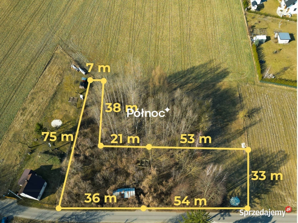Działka rolno budowlana Wyrzyki pow łosicki
