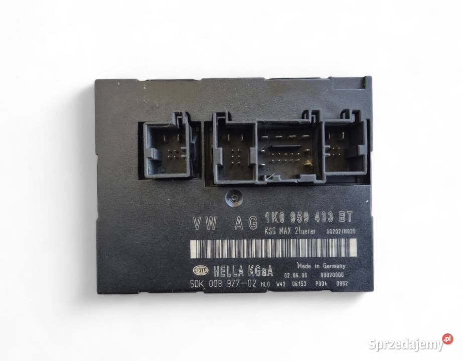 MODUŁ KOMFORTU SEAT AUDI SKODA VW 1K0959433CN Działoszyce