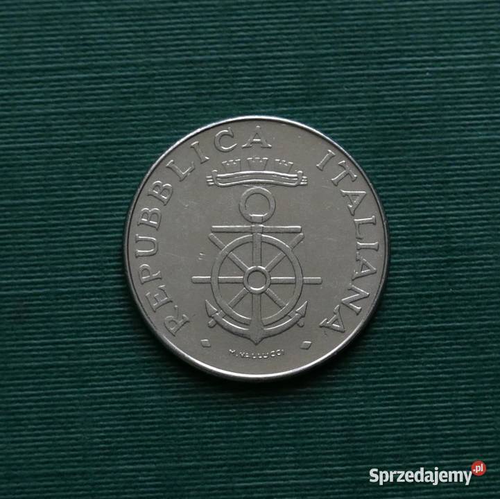 WŁOCHY 100 lirów 1981r 100lecie Akademia Morska Gliwice