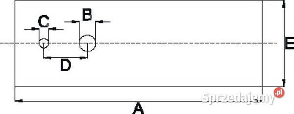 Nożyk listwy tnącej podwójny AK329965 małopolskie