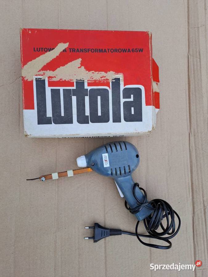 nowa lutownica Lutola 2A z Prl Osięciny sprzedam