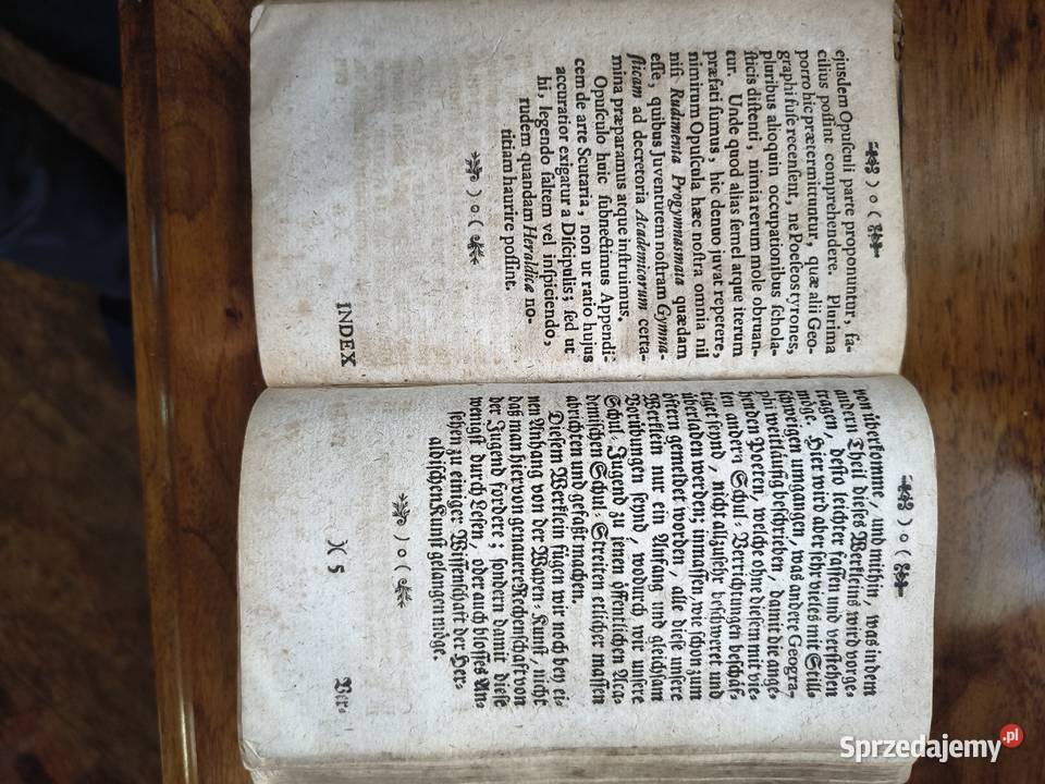 STARODRUK z XVIII w 1755 r łacina j niemiecki Piotrówek
