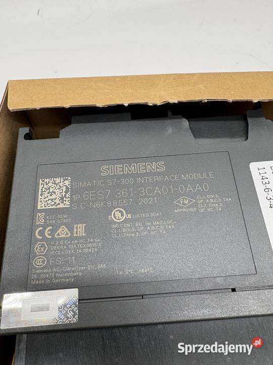 Siemens 6ES7 3613CA010AA0 Interface Module Warszawa