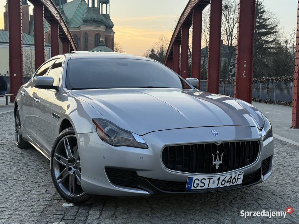 Maserati Quattroporte4x4 Xenon 30 BenzynaSkóry Zarejestrowany w Polsce Poznań