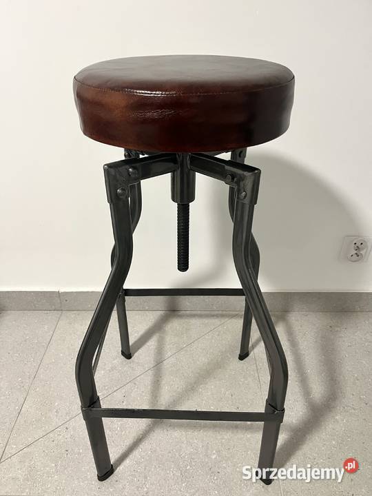 Hoker loft industrialny obrotowy stołek barowy Stołki i taborety Warszawa