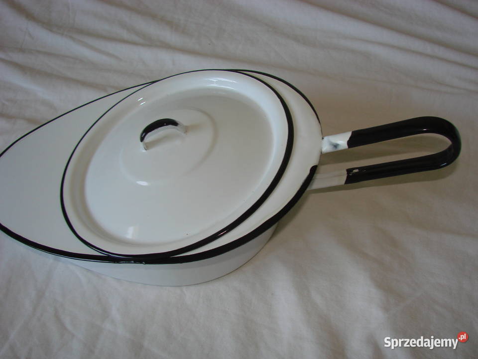 emaliowana kaczka szpitalna PRL Pruszcz Gdański