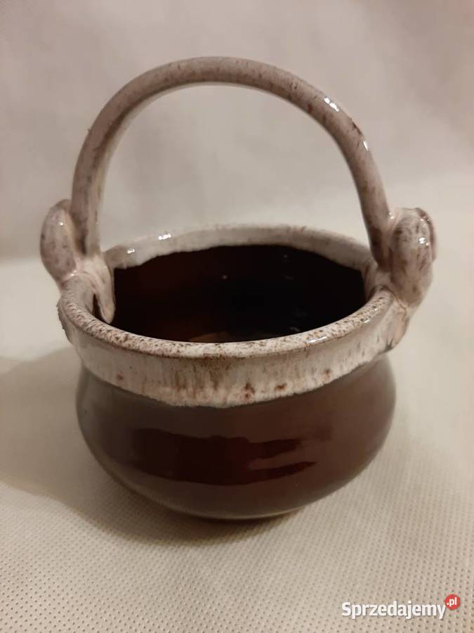Śliczny ceramiczny koszyczek na cukierki Inowrocław