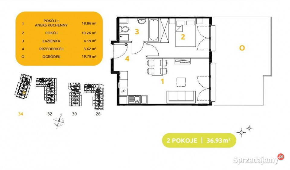 Sprzedam mieszkanie Kraków 29 listopada 3693m2 2 małopolskie