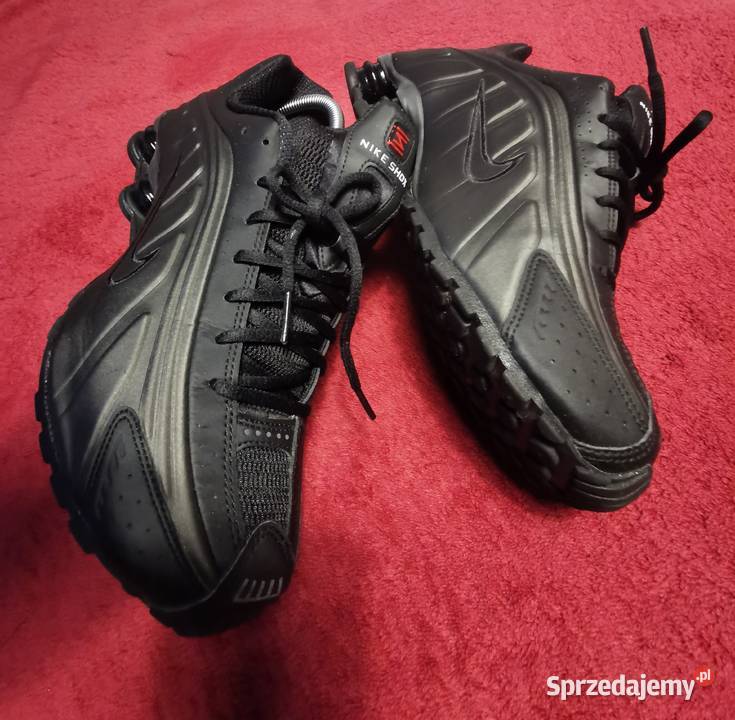 Buty sportowe Nike SHOX R4 Czarne 445 Męskie łódzkie Łask