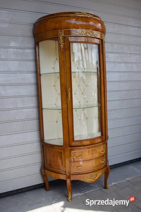 Duża Witryna Art Deco Gablota Szafa Meblościanka Antyki, Sztuka, Kolekcje Kraków