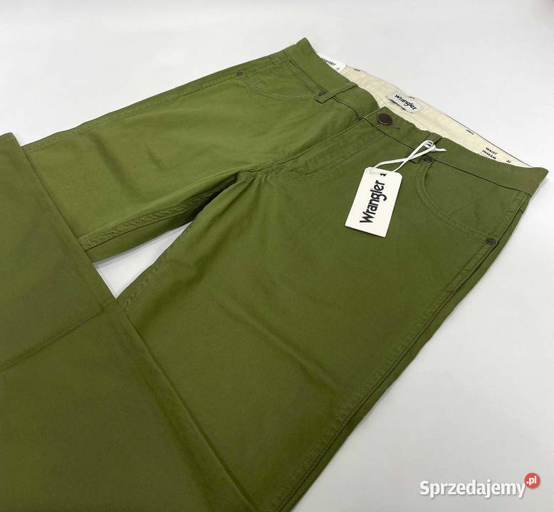 Spodnie męskie Wrangler Greensboro 803 Olive W31 sprzedam