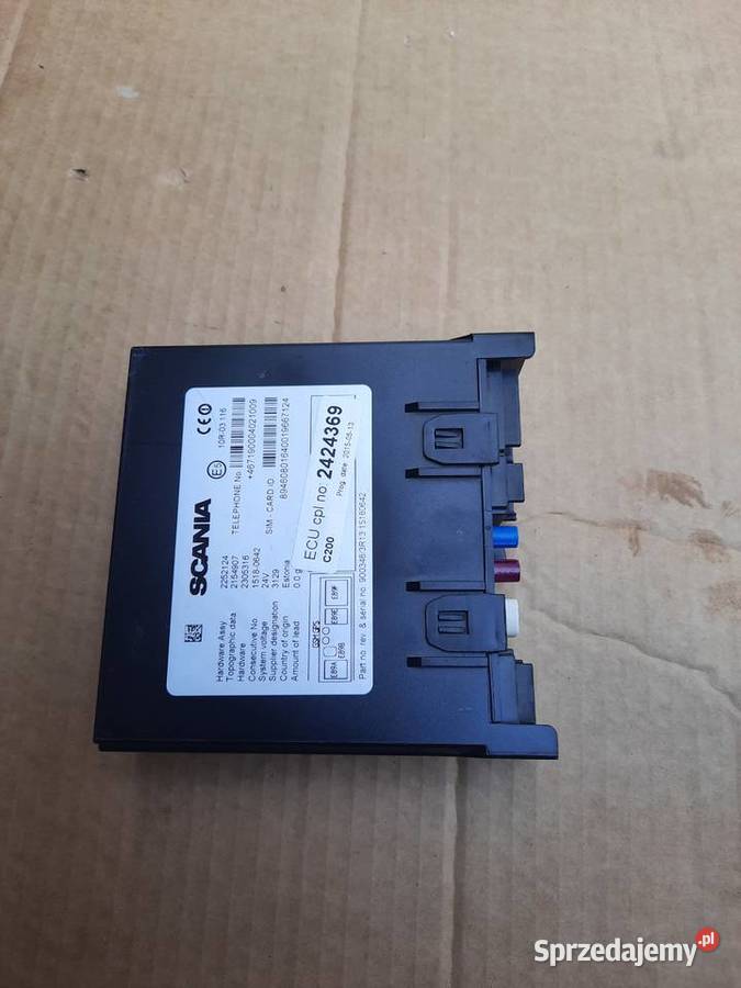 Sterownik moduł ECU 2424369 SCANIA R ciężarowe
