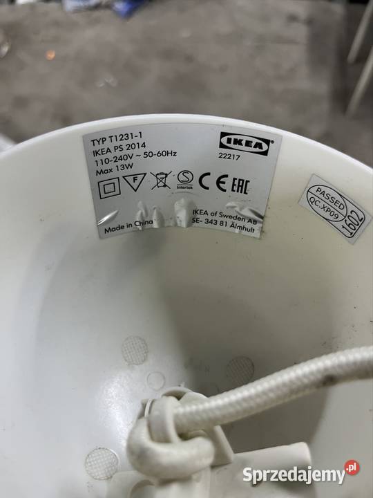 Lampa IKEA 2014 mazowieckie Warszawa sprzedam