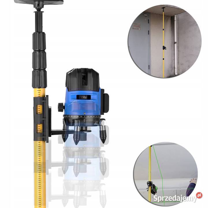 Tyczka do Poziomicy Laserowej Zakres 10285 26 Lasery krzyżowe Ludźmierz