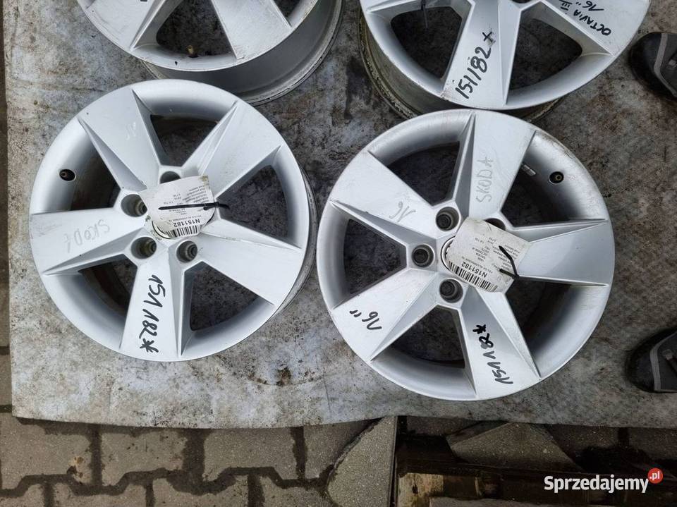 FELGA ALUMINIOWA 16 SKODA OCTAVIA III 5E0601025H Pozostałe Lipno