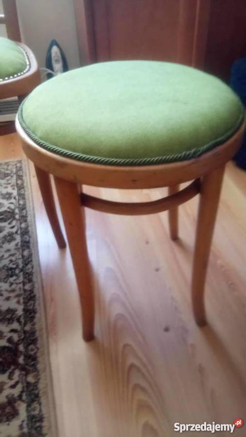 Krzesło i 2 taborety THONET wielkopolskie Poznań