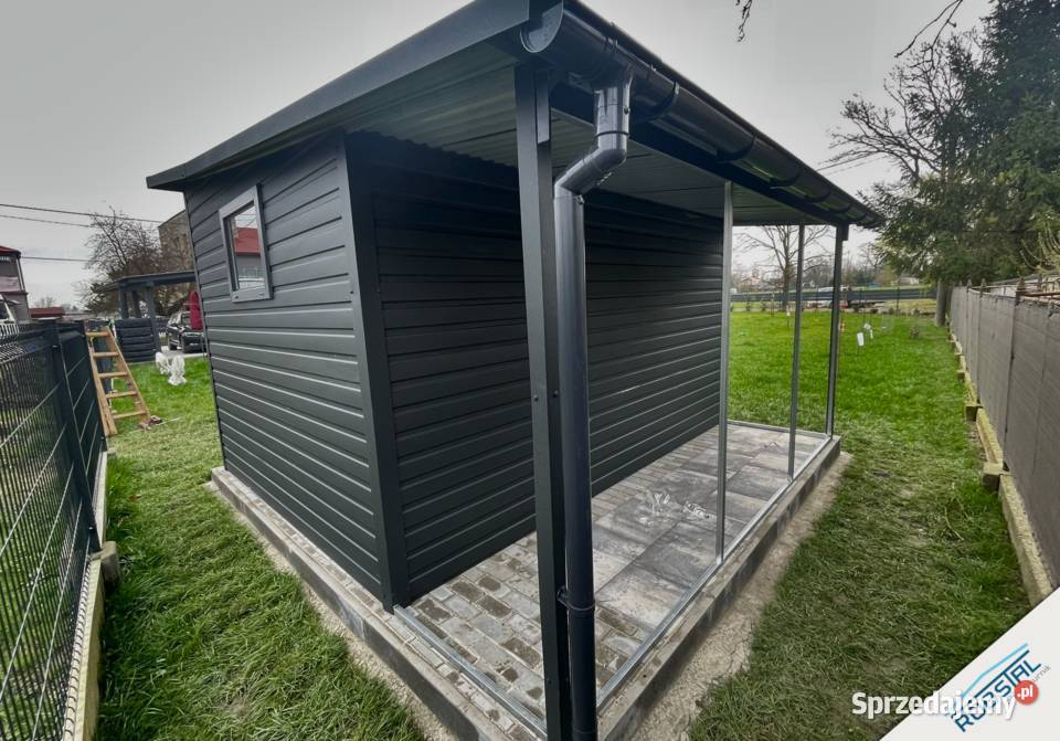 Schowek Ogrodowy 4x3m z wiatką sprzedam