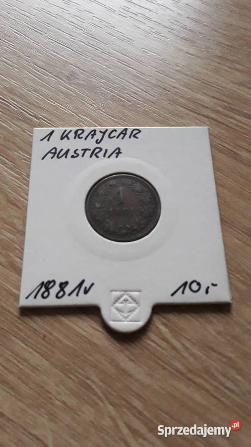 1 Krajcar Austria 1881 r Konin