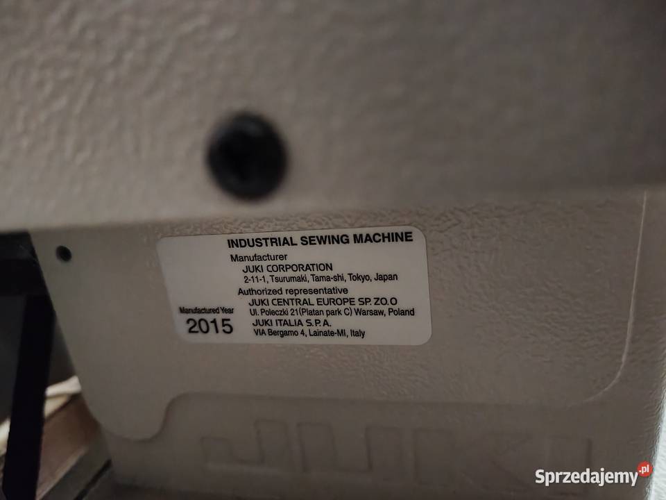 Profesjonalna maszyna do szycia firmy JUKI Gniezno