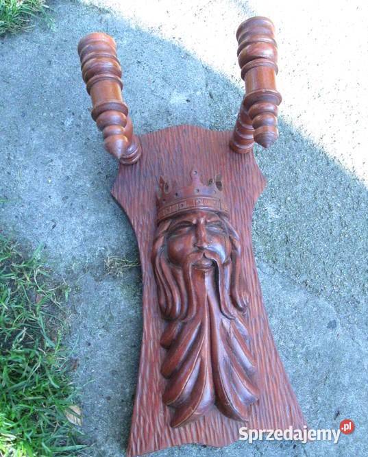 Rzeźba na ścianę drewno 2 Wrocław