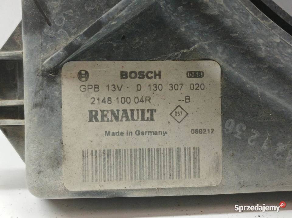 WENTYLATOR CHŁODNICY 20 DCI 0130307020