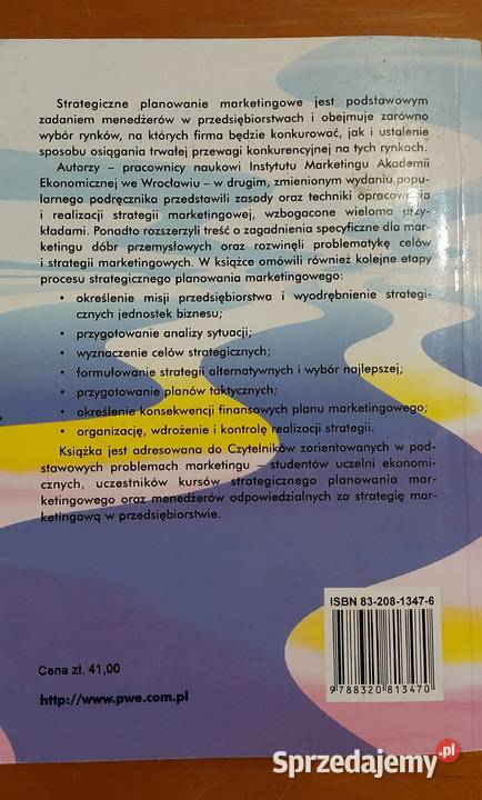 Strategiczne planowanie marketingowe R Kleczek i dolnośląskie