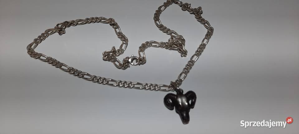 łańcuszek z czaszką barana srebro mazowieckie Warszawa