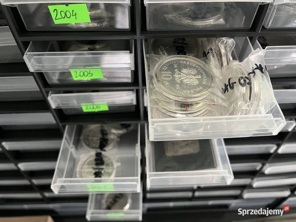 Monety srebrne kolekcjonerskie z przed i Kudowa-Zdrój