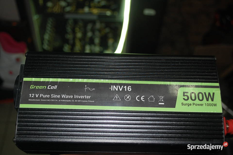 Green Cell INV16 Przetwornica napięcia 12V 500W Dąbrowa Górnicza