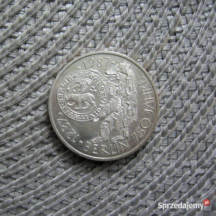 Niemcy 10 Marek 1987r 750 Lecie Berlina SREBRO Kalisz