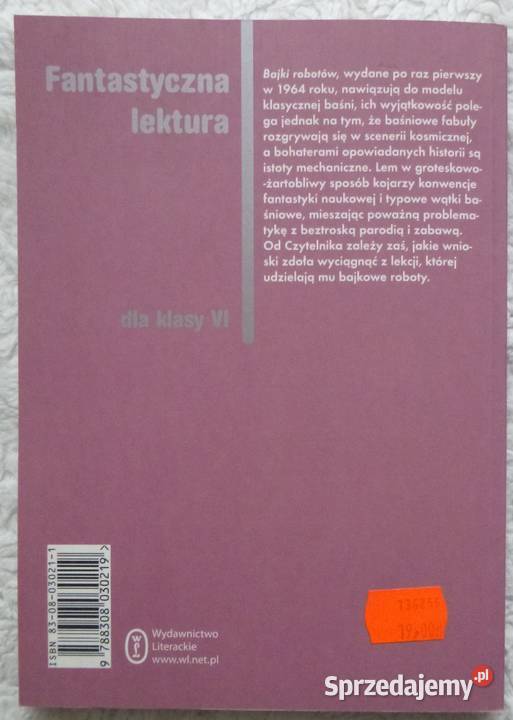Bajki robotów Stanisław Lem mazowieckie