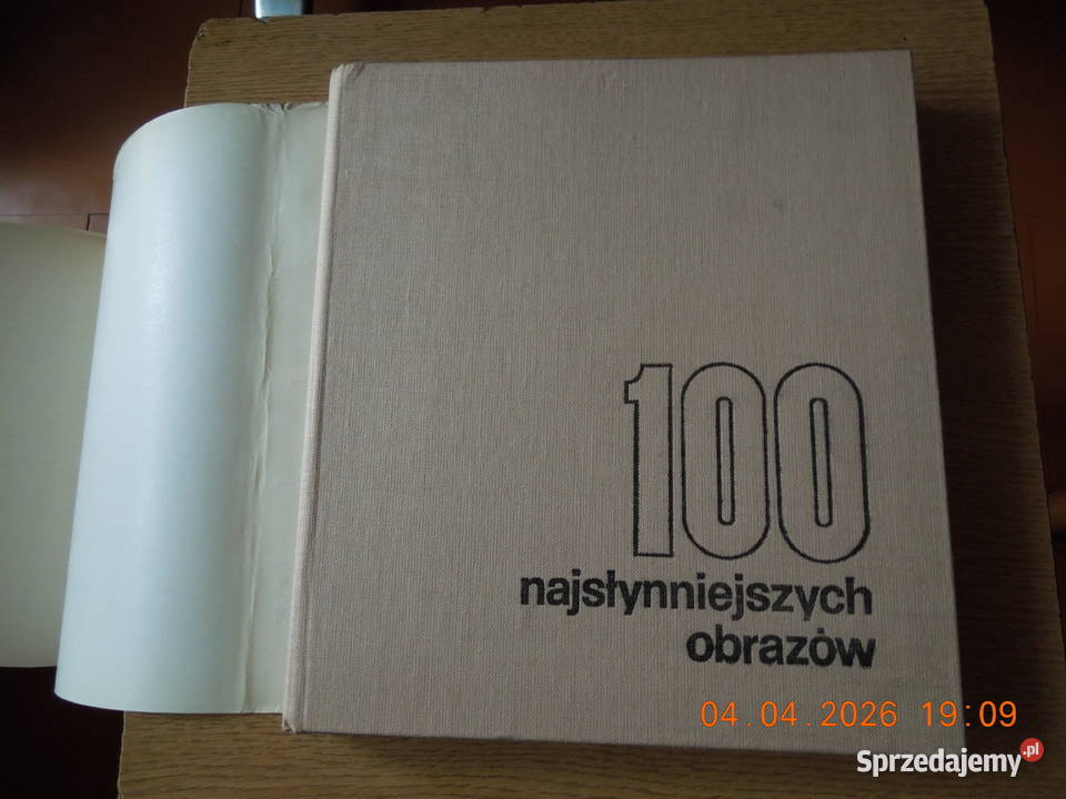 ksiązka100 najsłynniejszych obrazów jacka Częstochowa sprzedam