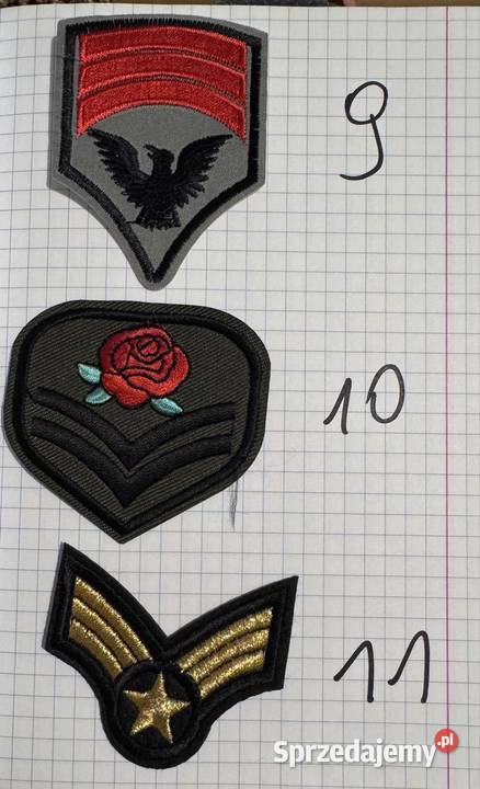 Naszywki na ubrania inne