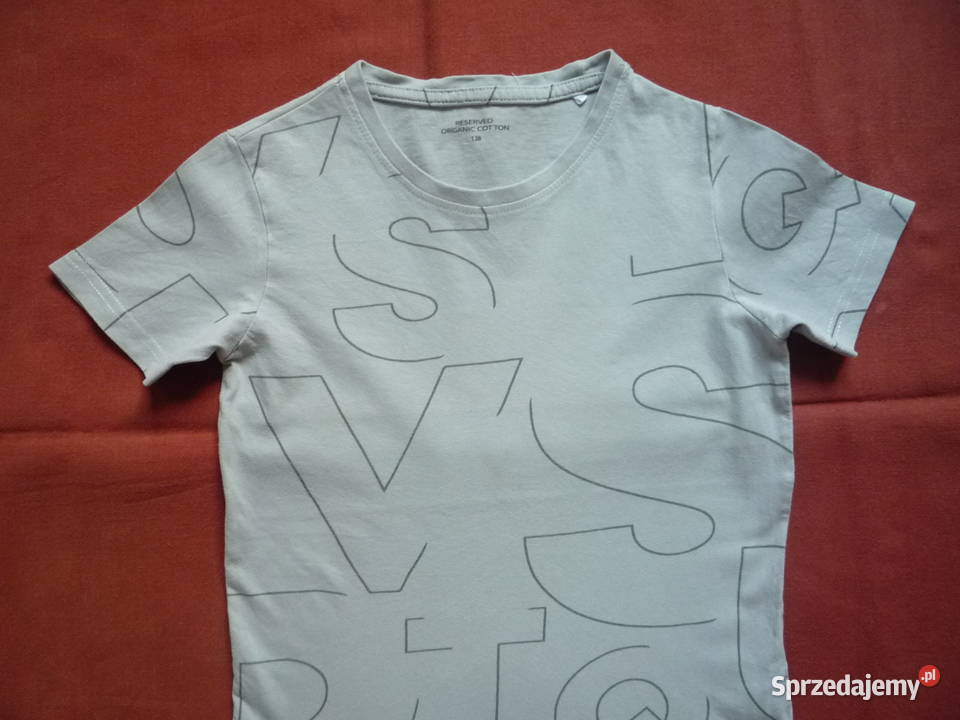Reserved 122128 Koszulka Szara Tshirt Cotton Szczecin
