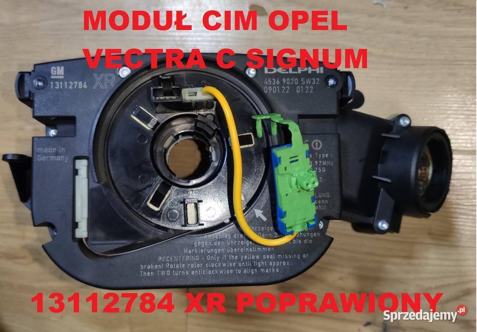 PRZEŁĄCZNIK ZESPOLONY MODUŁ CIM VECTRA C SIGNUM Części samochodowe Bytom