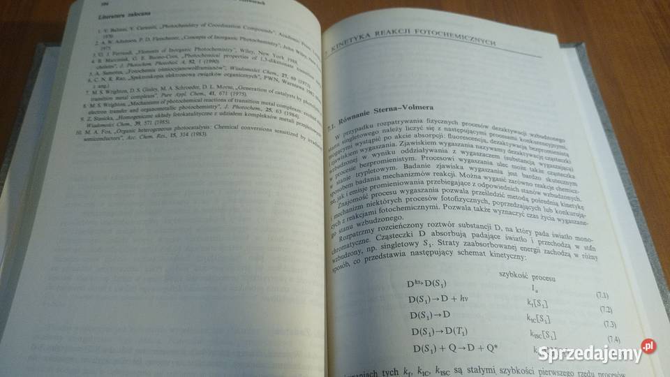 Podstawy fotochemii Stefan Paszyc wyd 2 Książki naukowe i popularnonaukowe Gdańsk sprzedam