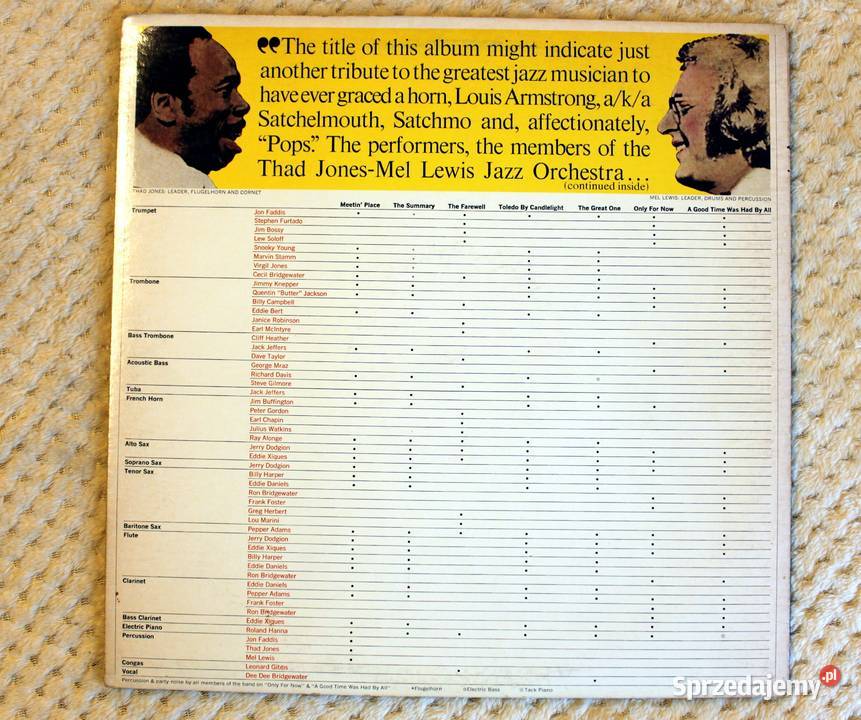 Thad Jones Mel Lewis Suite For Pops zachodniopomorskie Szczecin