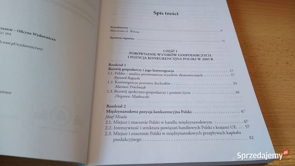 Rola innowacji w kształtowaniu przewag Rok wydania 2006 Książki naukowe i popularnonaukowe Gdańsk
