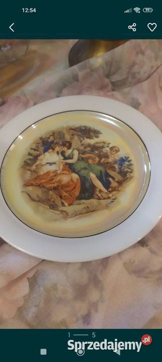 Talerzyk kolekcjonerski scenki dworskie dolnośląskie Wrocław sprzedam