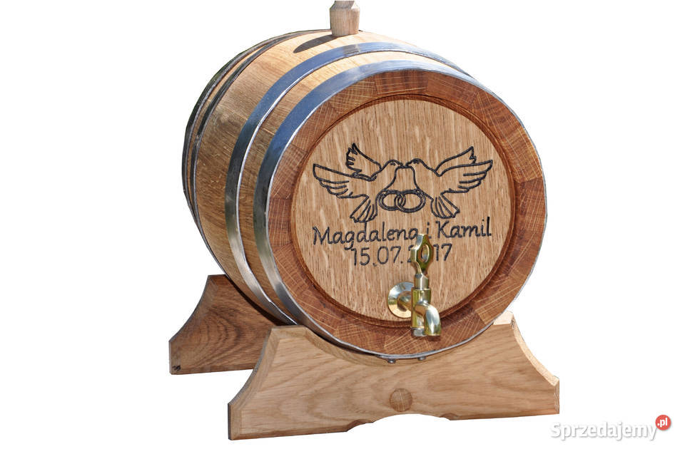 Beczka Dębowa 3L 5L 10L 15L 20L Sznurki Opalanie Łódź