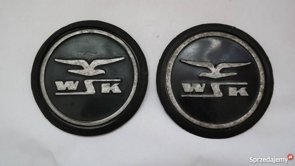 ŁADNE ORG PRZYKLEJANE EMBLEMATY NA BAK WSK 125 Łabunie