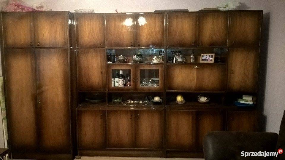 Meblościanka Swarzędz wysoki połysk ława 201cm pomorskie Tczew