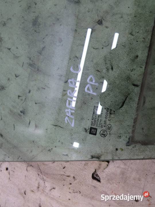 SZYBA DRZWI PRAWY PRZÓD 14 ZAFIRA C osobowe Drzwi lubelskie