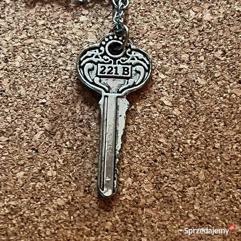 Silver Chain Key Charm Necklace Ciążowa Lachówka Duża sprzedam